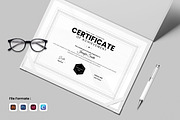 Certificate of Achievement Template, a Stationery Template by Spark_Creative (Thumbnail 1 of 3)