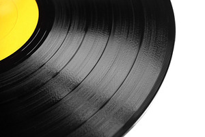 vinyl plate isolated, a Photo by saiko3p