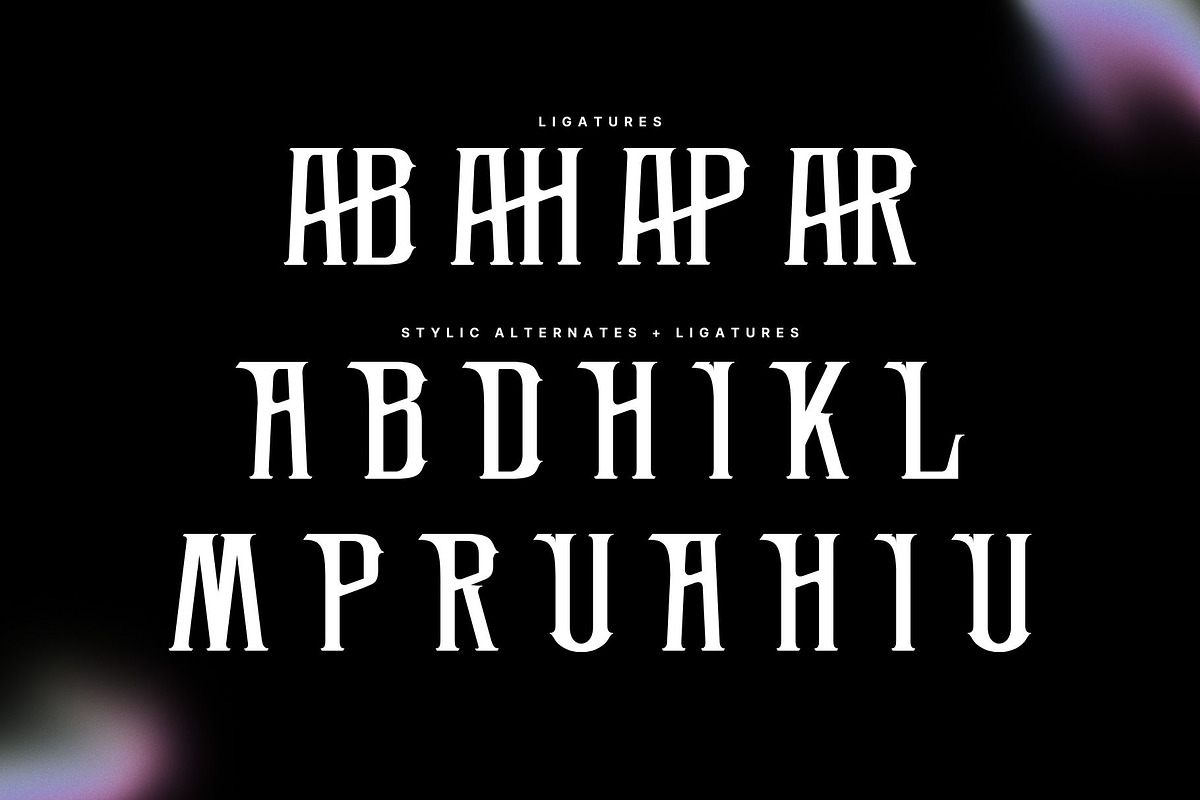 Barek - Gothic Blackletter Font, a Blackletter Font by Nirmana Visual (Photo 7 of 8)