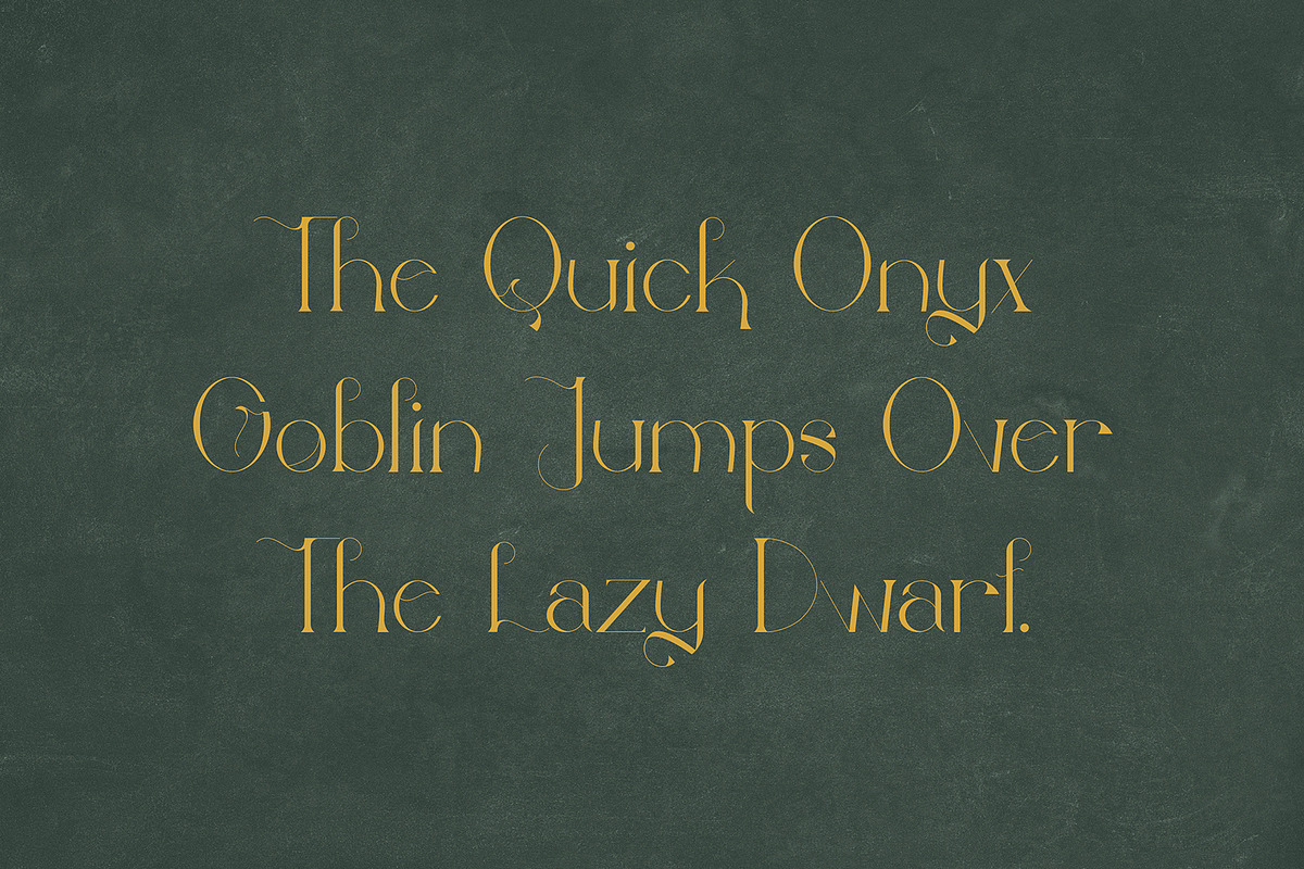 Gladiolus: Elegant Art Nouveau Type, a Serif Font by Megan Mahfoud Studio (Photo 3 of 8)