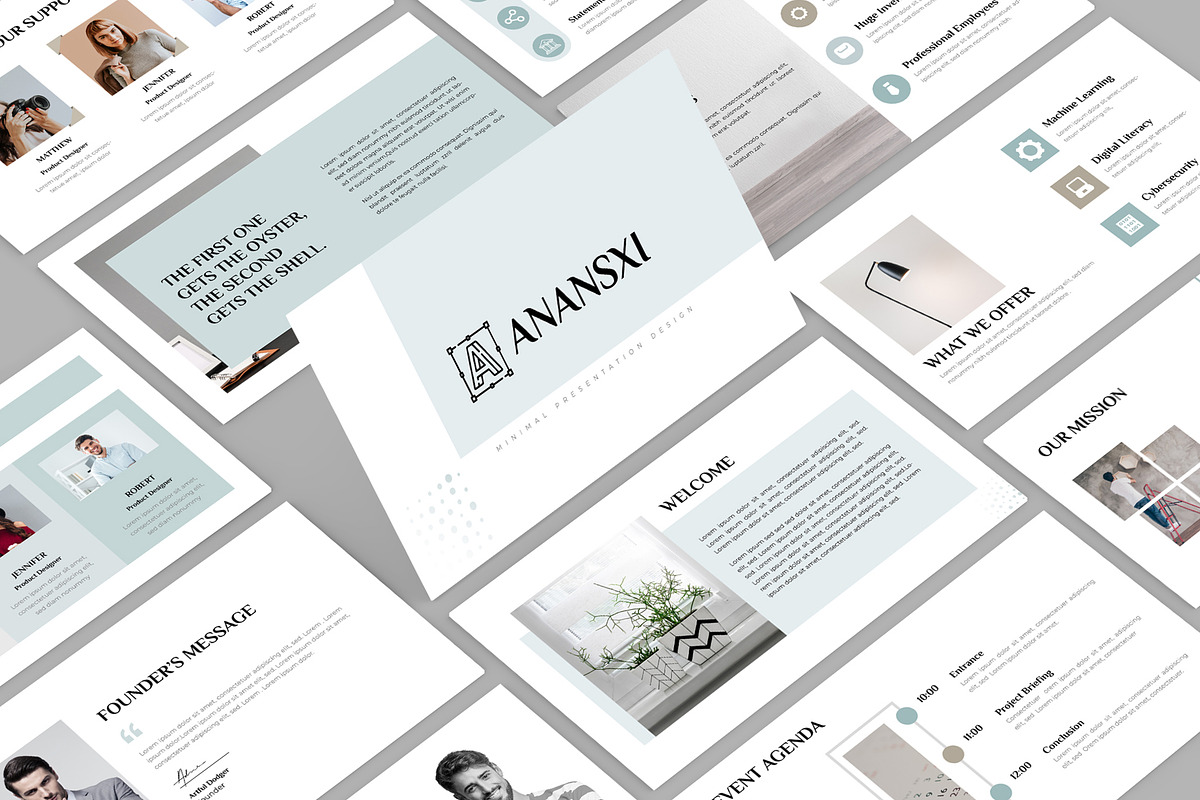 Minimal Business Presentation PPT, a Presentation Template by Mighty-Slide (Photo 1 of 5)
