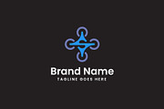 Letter S with Drone Logo, a Branding & Logo Template by Evloxx Studio (Thumbnail 2 of 3)
