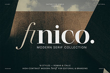 Finico Serif – High-Contrast Serif