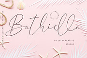 Bathiella Beautiful Font, a Script Font by Lythcreative (Thumbnail 1 of 8)