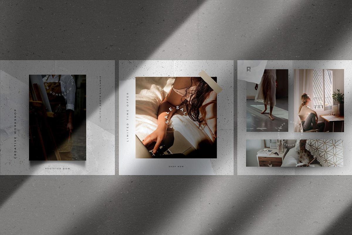 CANVA Paper Social Media Templates, a Social Media Template by AndrewPixel (Photo 8 of 11)