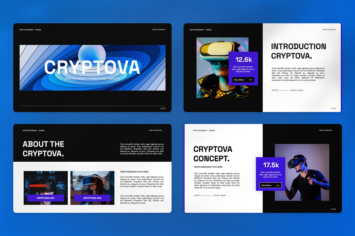 Cryptova - Cryptocurrencey Keynote, a Presentation Template by SquidPixey (Photo 2 of 7)