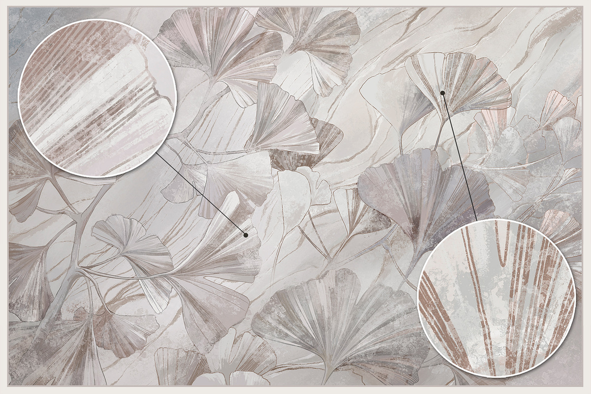 Fresco collection Ginkgo, a Wallpaper Graphic by Natalia0307 (Photo 3 of 17)
