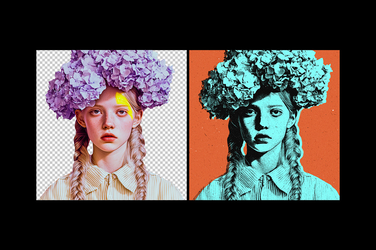 Pop Art Cartoons Photo Effect, a Layer Style Add-On by Design Squad (Photo 2 of 6)