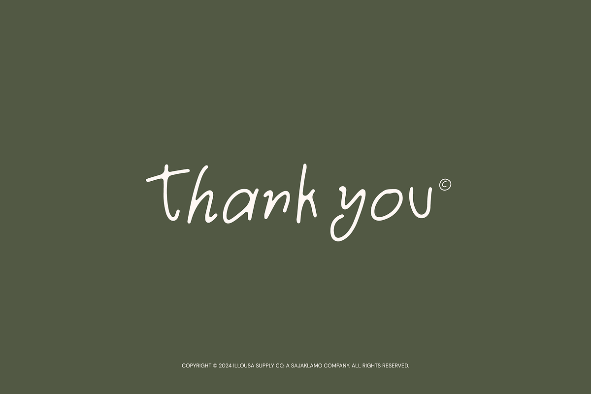Lancika | Minimal Handwritten Font, a Handwritten Font by Illousa (Photo 7 of 7)