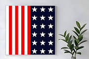 American Patriotic Flag Red White, a Background Graphic by Sharon Schwalbe (Thumbnail 4 of 6)