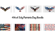 4th of July Patriotic Day Bundle, an Illustration by VetalStock (Thumbnail 1 of 3)
