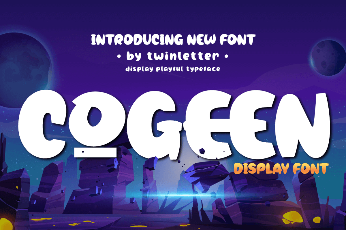 Cogeen, a Sans Serif Font by twinstd (Photo 1 of 13)