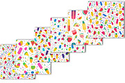 Summer Tropical Fruits Pattern, a Pattern Graphic by OK Design (Thumbnail 2 of 5)
