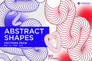 Abstract Shapes Vector Pack, a Graphic by Youandigraphics