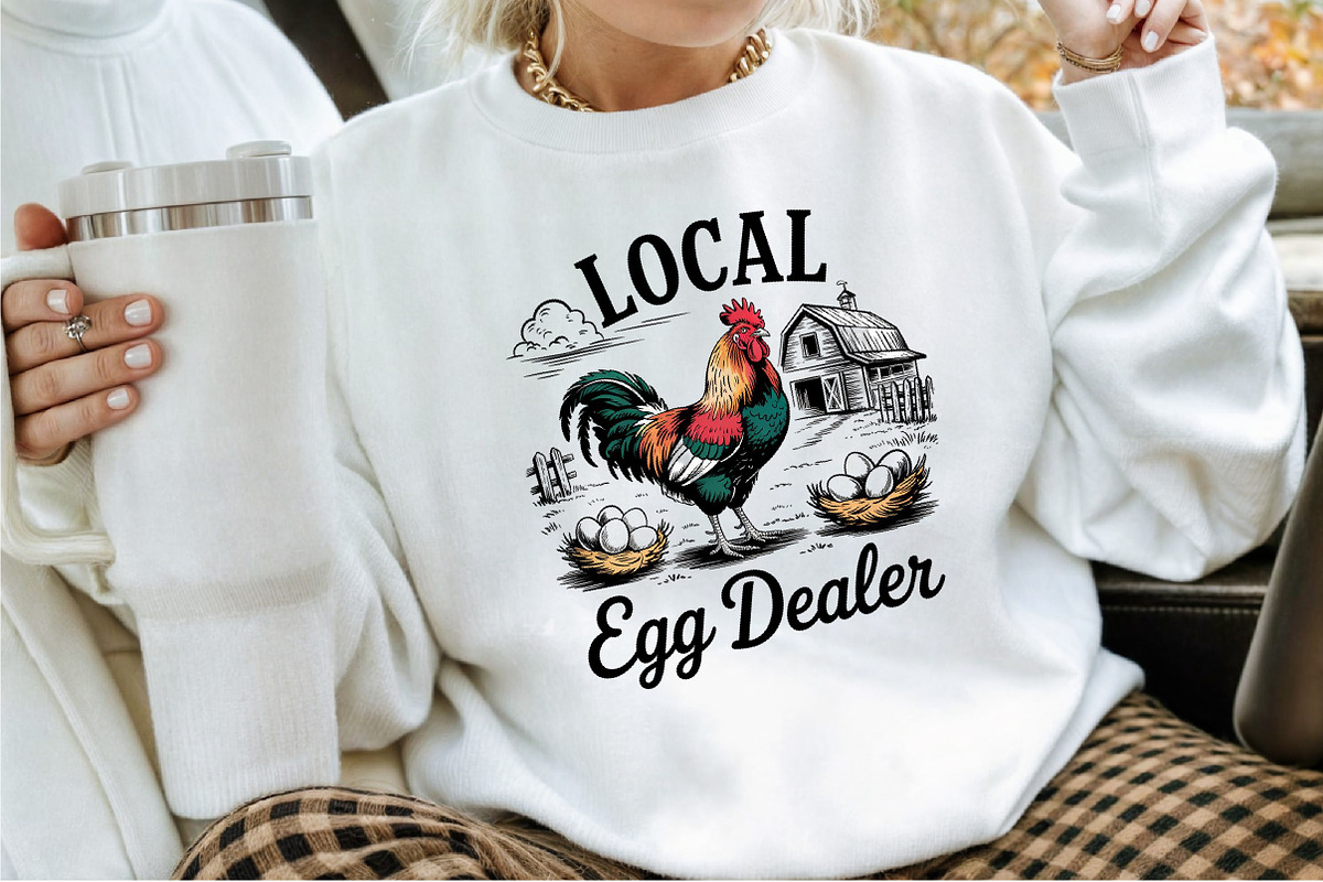 Funny Chicken Shirt Design Easter Pn, an Illustration by Sublimation Artist (Photo 7 of 9)