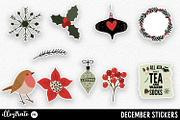 December Stickers for Cricut, an Illustration by illuztrate (Thumbnail 5 of 9)