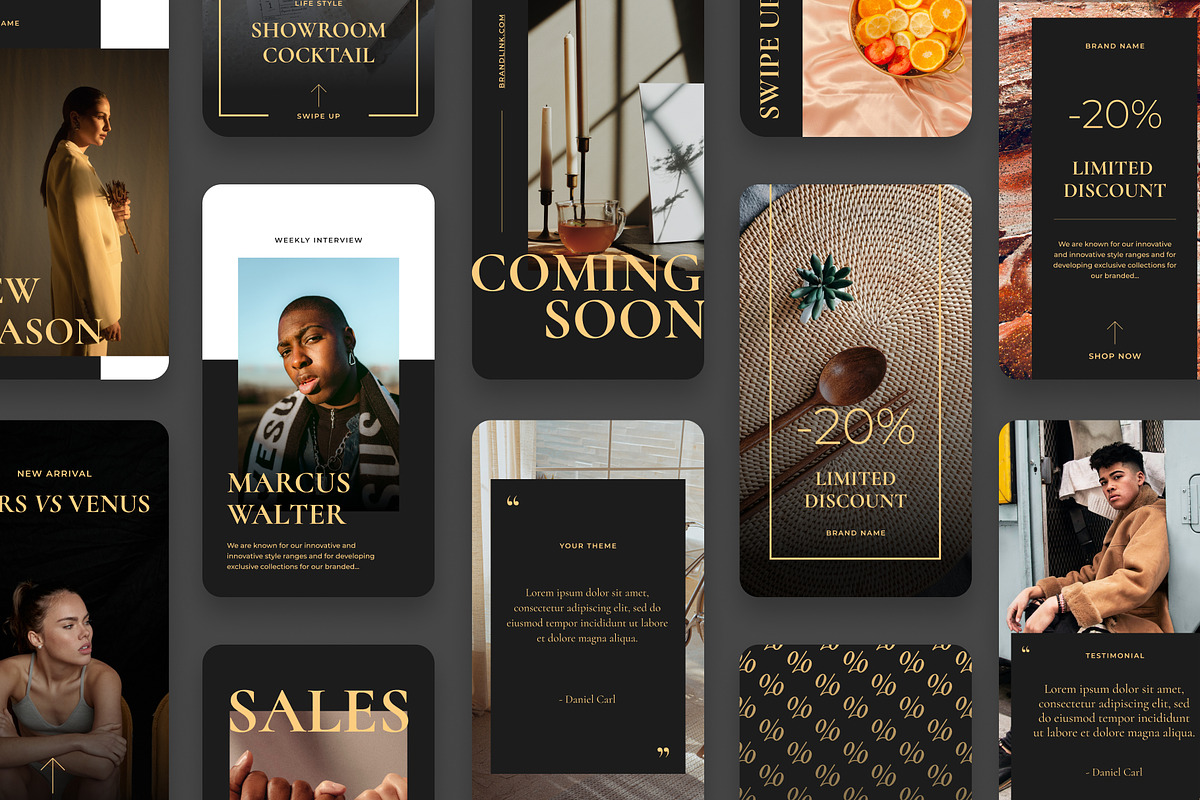 Instagram stories - Brand template, a Marketing Template by Willam's House (Photo 2 of 2)