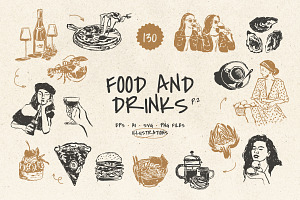 Food and Drinks Illustrations Part 2, a Food Illustration by iStar Design