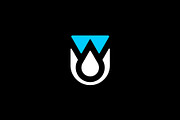 Shield Drop W Letterr Logo Template, a Branding & Logo Template by MenkType Studio (Thumbnail 3 of 3)