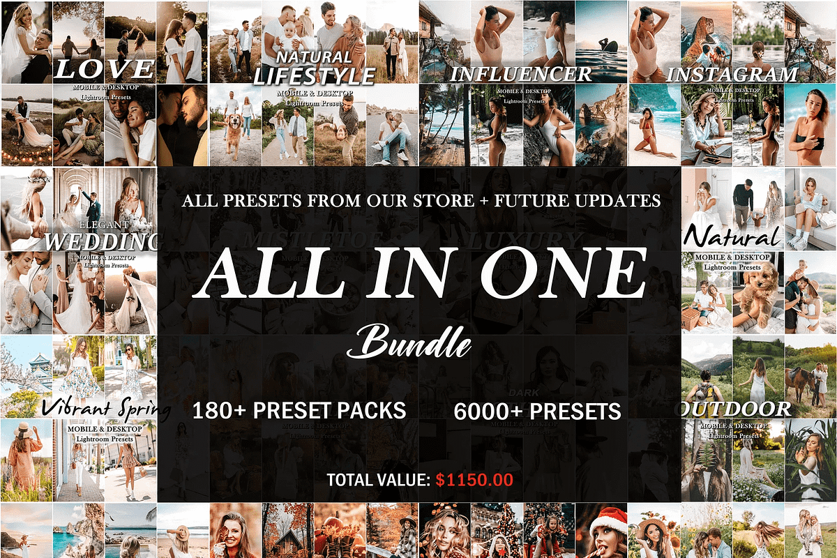 +6000 Lightroom Presets - Bundle., a Preset Add-On by shopifythemes (Photo 2 of 10)