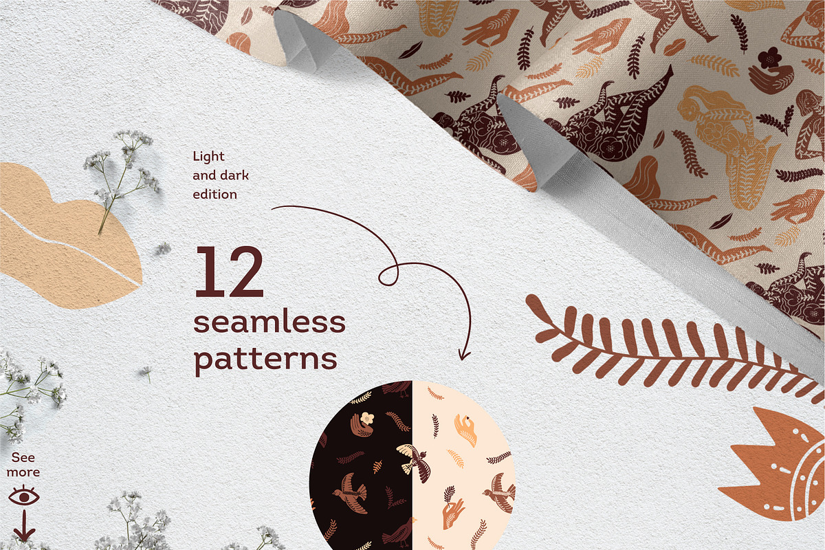 Body positive set. Vector elements., an Object Graphic by anna khramtsova (Photo 5 of 10)