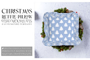 Christmas Ruffle Pillow Mockups, a Product Mockup by mock-ups (Thumbnail 1 of 12)