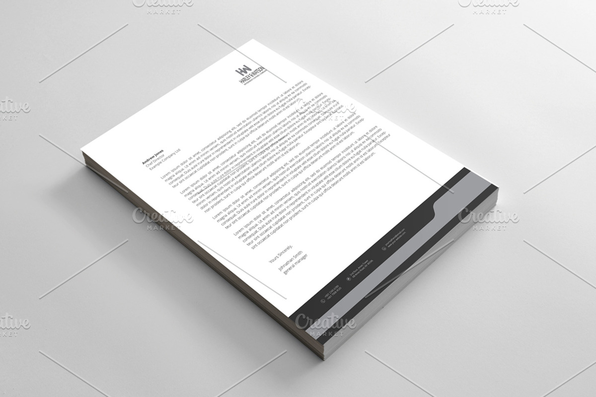Corporate Letterhead, a Stationery Template by BettyDesign (Photo 6 of 7)