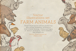 Farm Animals Set