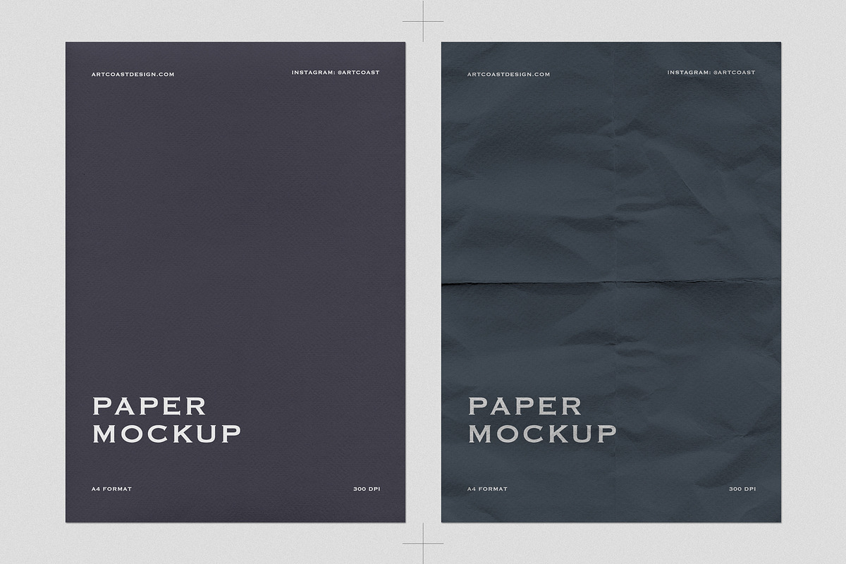 A4 Poster Mockup & Paper Textures, a Presentation Template by Artcoast Std. (Photo 7 of 9)