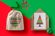 christmas geometric type+MORE 90%OFF, a Background Graphic by Cienpies Design (Thumbnail 8 of 8)