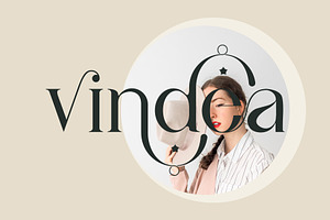 Vindea Ligature Serif Typeface