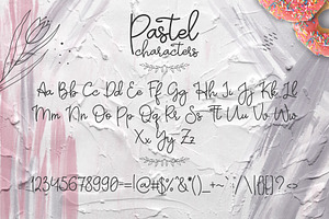 Pastel Hand-written Font