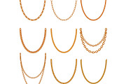 Golden chains collection, an Object Graphic by pikepicture (Thumbnail 2 of 3)