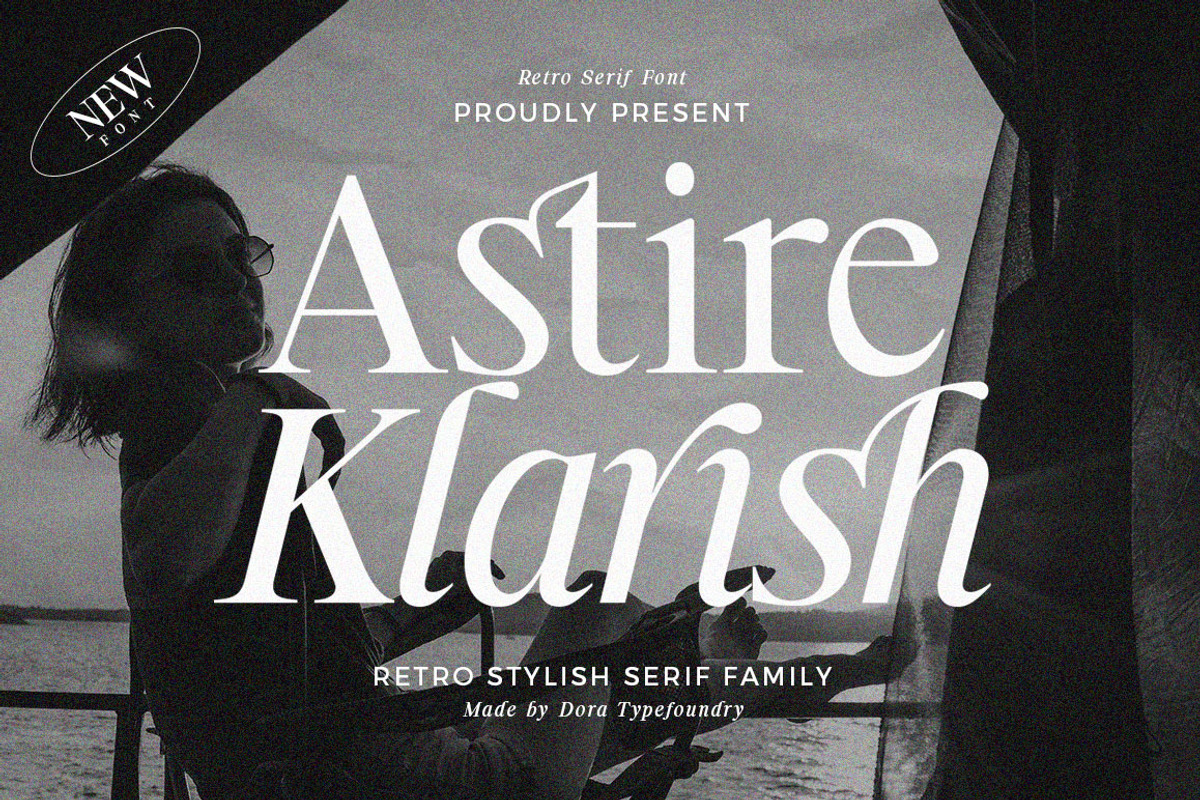 Astire Klarish, a Serif Font by Dora Typefoundry (Photo 1 of 36)