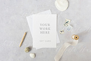 BUNDLE: 5x7 stationery mockup pack, a Print Template by White Hart Co. (Thumbnail 7 of 9)