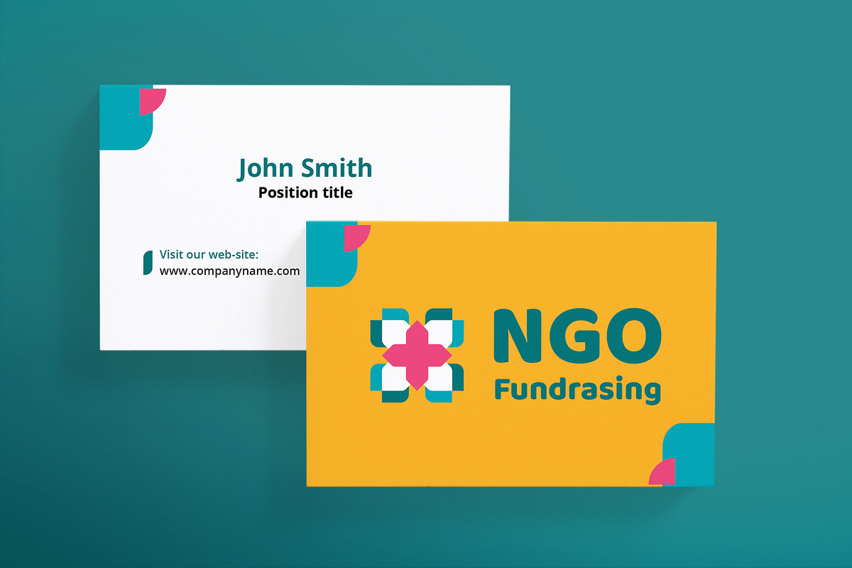 NGO Business Card, a Business Card Template by TemplatesNow! (Photo 2 of 3)