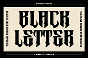 Metrim - Logo Font, a Blackletter Font by Nirmana Visual (Thumbnail 5 of 16)