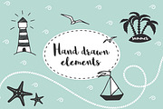 Hand drawn marine bundle, an Illustration by Manaraga (Thumbnail 5 of 8)