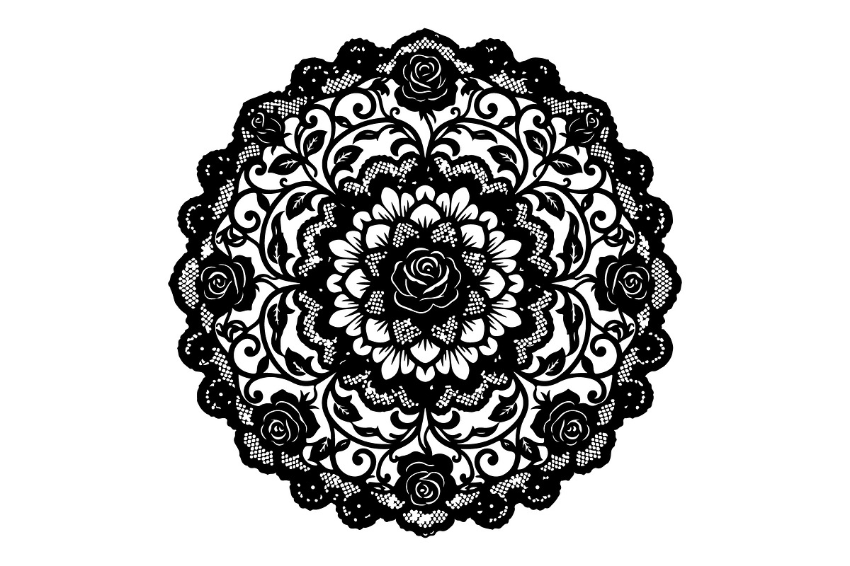 Intricate Floral Mandala Vector, an Object Graphic by Gfx_Store (Photo 3 of 16)