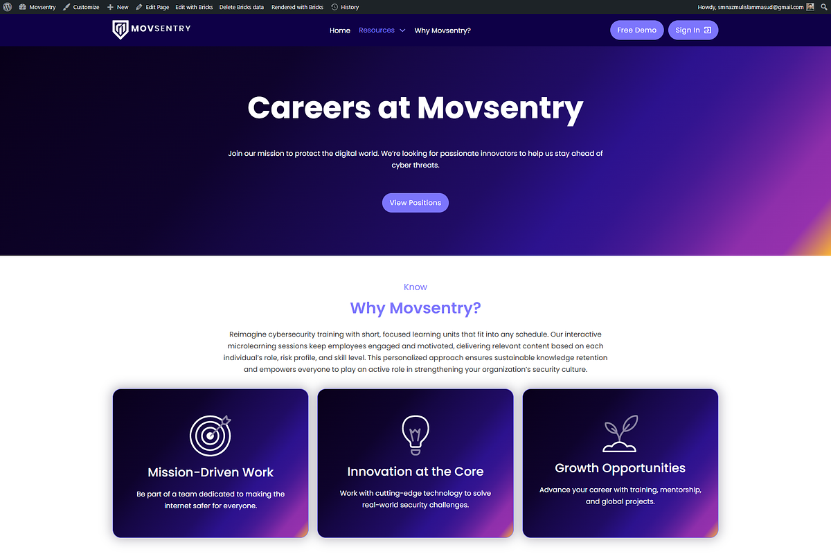 Bricks Builder Cyber Templates, a WordPress Template by shaikh210 (Photo 4 of 4)