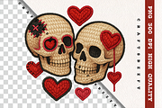 Faux Crochet Skulls PNG Spooky, an Object Illustration by Craftsbeefy (Thumbnail 2 of 6)