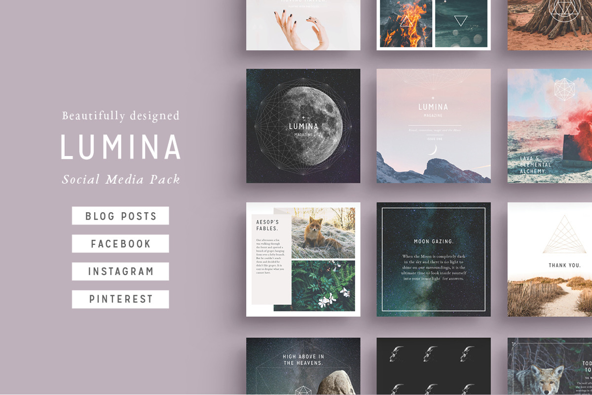 LUMINA Social Media BUNDLE, a Social Media Template by 46&2 Collective (Photo 15 of 15)