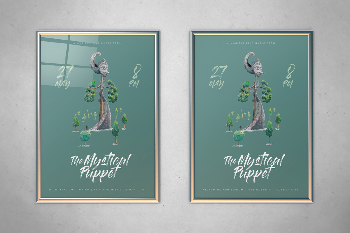 Watercolor Mystical Park Flyer, a Flyer Template by ashenterprise (Photo 1 of 5)