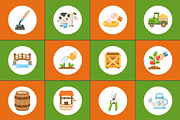 75 Farm Flat Icons, an Emoji Icon by Prosymbols (Thumbnail 8 of 10)