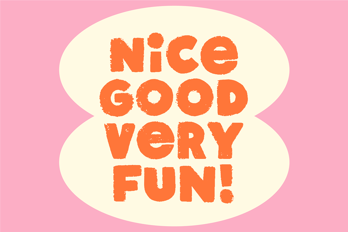 Super Curious - Textured Retro Font, a Font by Studio Funshop by Kelli (Photo 4 of 14)