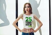 25 T-Shirts Mock-Up (Part 3), a Shirt Mockup by Freeman Studio (Thumbnail 16 of 32)