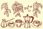Coffee. Retro collection, a Food Illustration by made by Tanya (Thumbnail 3 of 6)