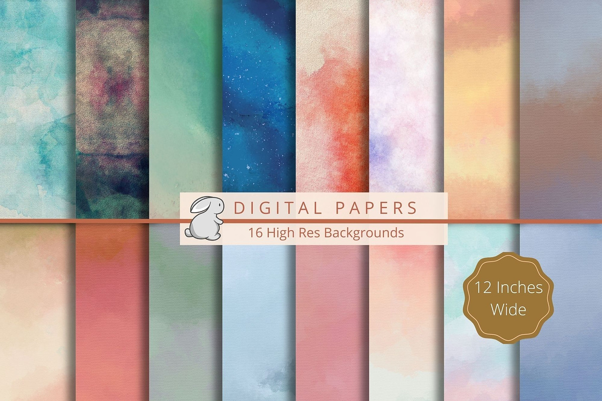 Luxury Digital Paper Bundle, an Illustration by Kandace Lalo Designs (Photo 9 of 10)