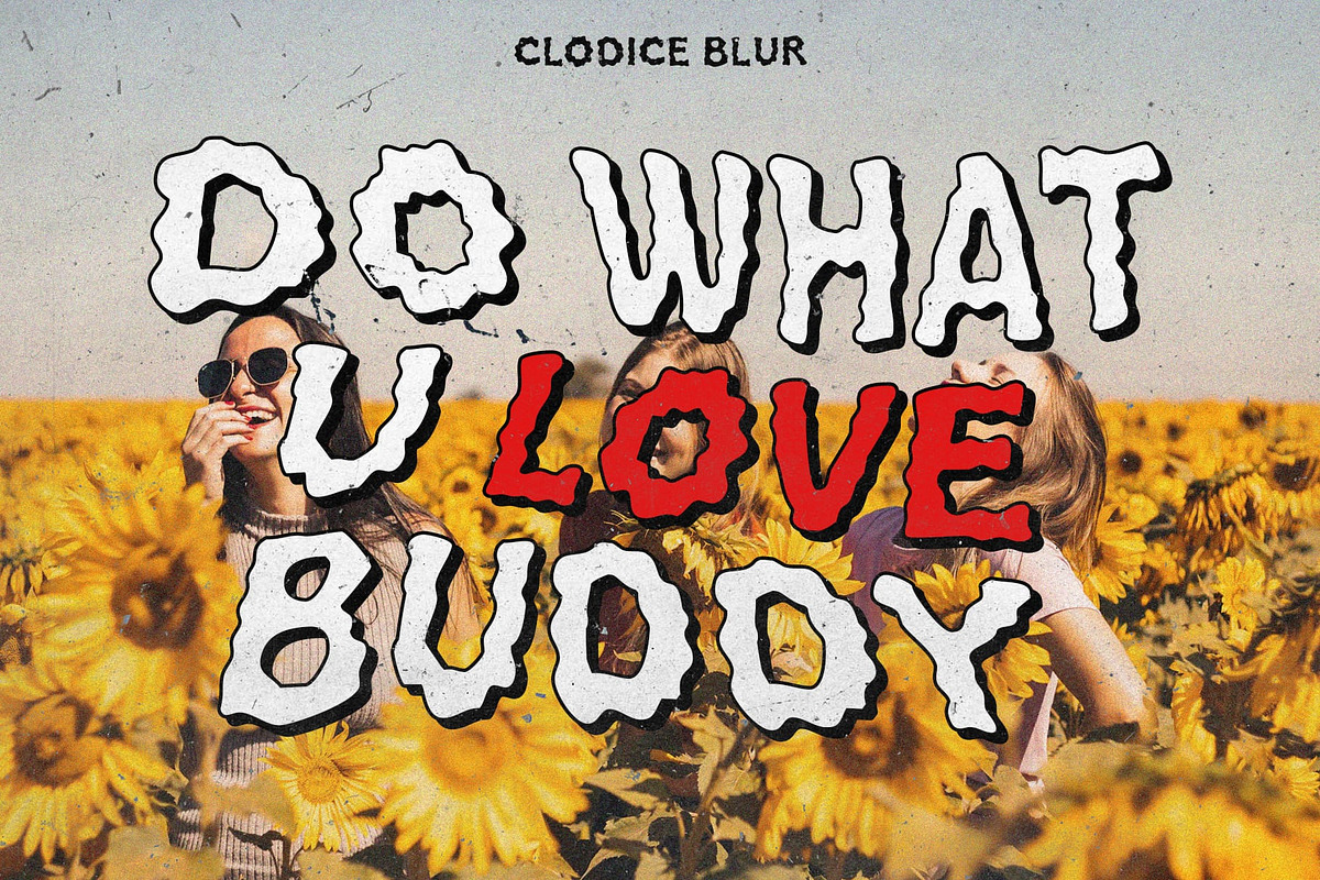 Clodice Blur, a Sans Serif Font by Craft Supply Co. (Photo 6 of 8)