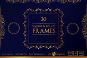 Vector Vintage Borders Collection, an Object Graphic by Free-PSD-Templates (Thumbnail 3 of 4)